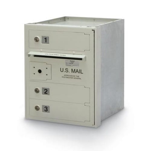 3-Door 4C High Security Horizontal Mailbox